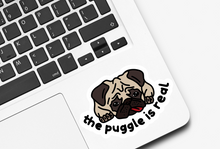 Load image into Gallery viewer, The Puggle is Real Dog Sticker