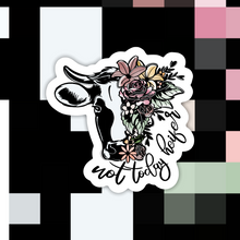 Load image into Gallery viewer, Cow Not Today Heifer Sticker