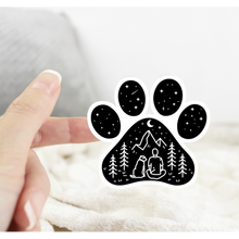 Load image into Gallery viewer, Dog Paw Adventure Boy Vinyl Sticker