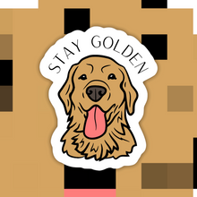 Load image into Gallery viewer, Stay Golden Dog Sticker