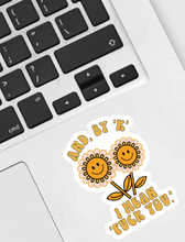 Load image into Gallery viewer, Flower And By K I Mean Sticker