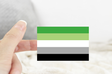 Load image into Gallery viewer, Aromantic Pride Flag Sticker