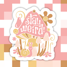 Load image into Gallery viewer, Stay Weird Snail Sticker