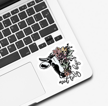 Load image into Gallery viewer, Cow Not Today Heifer Sticker