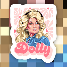 Load image into Gallery viewer, Dolly Parton Flower Sticker