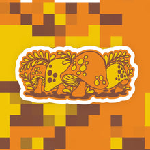 Load image into Gallery viewer, Vintage 70s Mushrooms Sticker