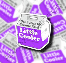 Load image into Gallery viewer, Don’t Hate Me Because I’m a Little Cooler Sticker