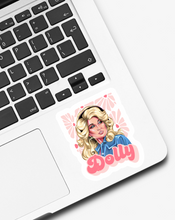Load image into Gallery viewer, Dolly Parton Flower Sticker