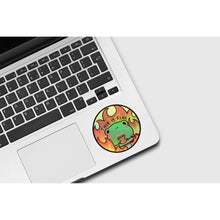 Load image into Gallery viewer, Holographic Frog This is Fine Funny Sticker