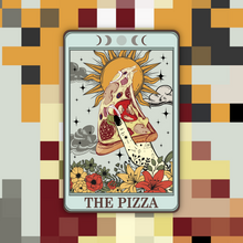 Load image into Gallery viewer, The Pizza Tarot Card Sticker