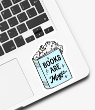Load image into Gallery viewer, Books are Magic Sticker