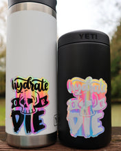 Load image into Gallery viewer, White Holographic Hydrate or Diedrate Sticker