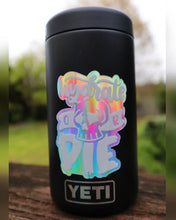 Load image into Gallery viewer, White Holographic Hydrate or Diedrate Sticker