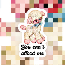 Load image into Gallery viewer, You Can’t Afford Me Sticker