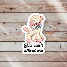 Load image into Gallery viewer, You Can’t Afford Me Sticker