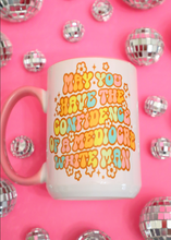 Load image into Gallery viewer, May You Have the Confidence of a Mediocre White Man Mug with Pink Handle