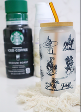 Load image into Gallery viewer, Western Rodeo 16 oz Beer Can Glass