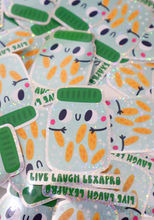 Load image into Gallery viewer, Live Laugh Lexapro Glitter Sticker
