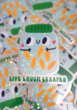 Load image into Gallery viewer, Live Laugh Lexapro Glitter Sticker