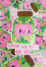 Load image into Gallery viewer, Livin' La Vida Zoloft Glitter Sticker