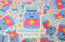 Load image into Gallery viewer, Sponsored By Prozac Glitter Sticker