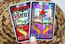Load image into Gallery viewer, The Reader Enemies to Lovers Holographic Sticker