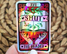 Load image into Gallery viewer, The Reader Smut Holographic Sticker