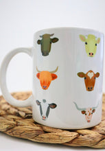 Load image into Gallery viewer, Cow Face Cute Coffee Mug