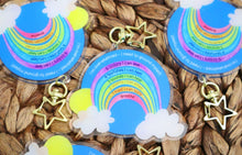 Load image into Gallery viewer, Mental Health Grounding Double Sided Keychain