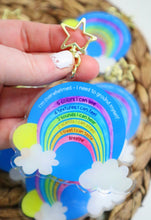 Load image into Gallery viewer, Mental Health Grounding Double Sided Keychain