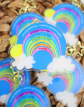 Load image into Gallery viewer, Mental Health Grounding Double Sided Keychain