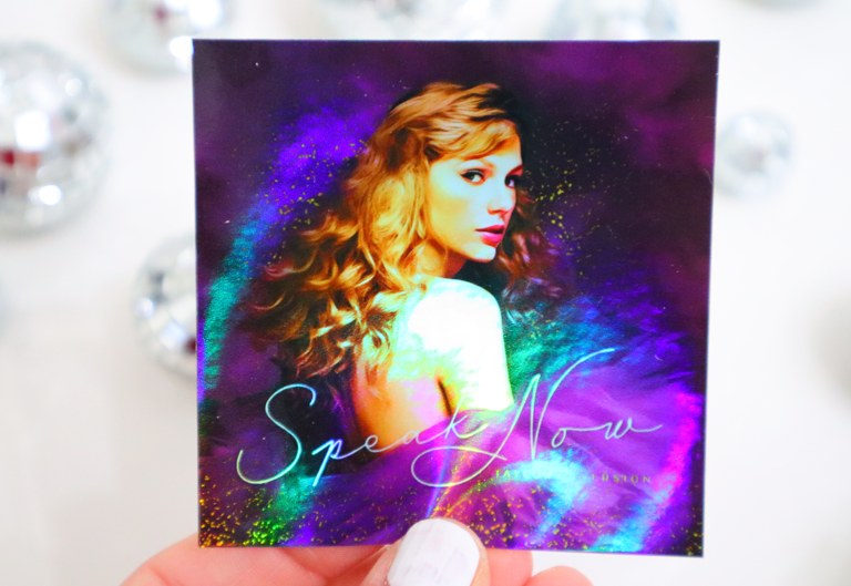 Speak Now Holographic Sticker