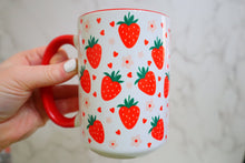 Load image into Gallery viewer, Strawberry Floral Mug
