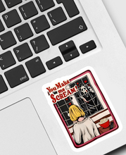 Load image into Gallery viewer, Horror Movie Scream Sticker
