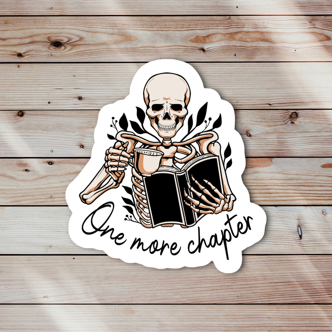 Skeleton One More Chapter Sticker