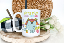 Load image into Gallery viewer, Little Miss Crazy Plant Lady Mug
