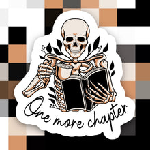 Load image into Gallery viewer, Skeleton One More Chapter Sticker
