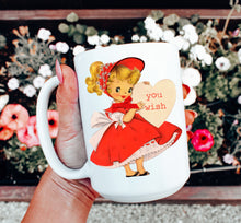 Load image into Gallery viewer, Retro Anti Valentines You Wish Mug
