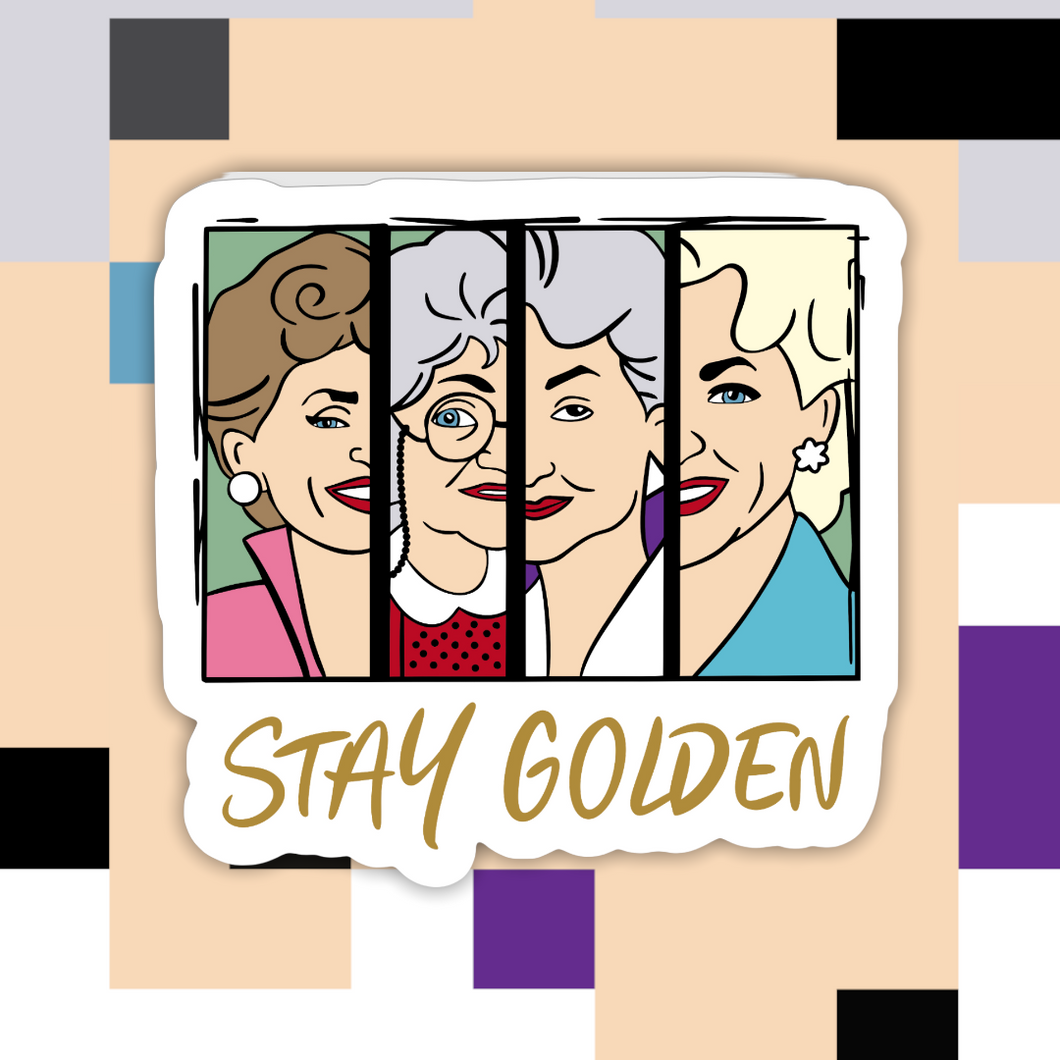 Stay Golden Sticker