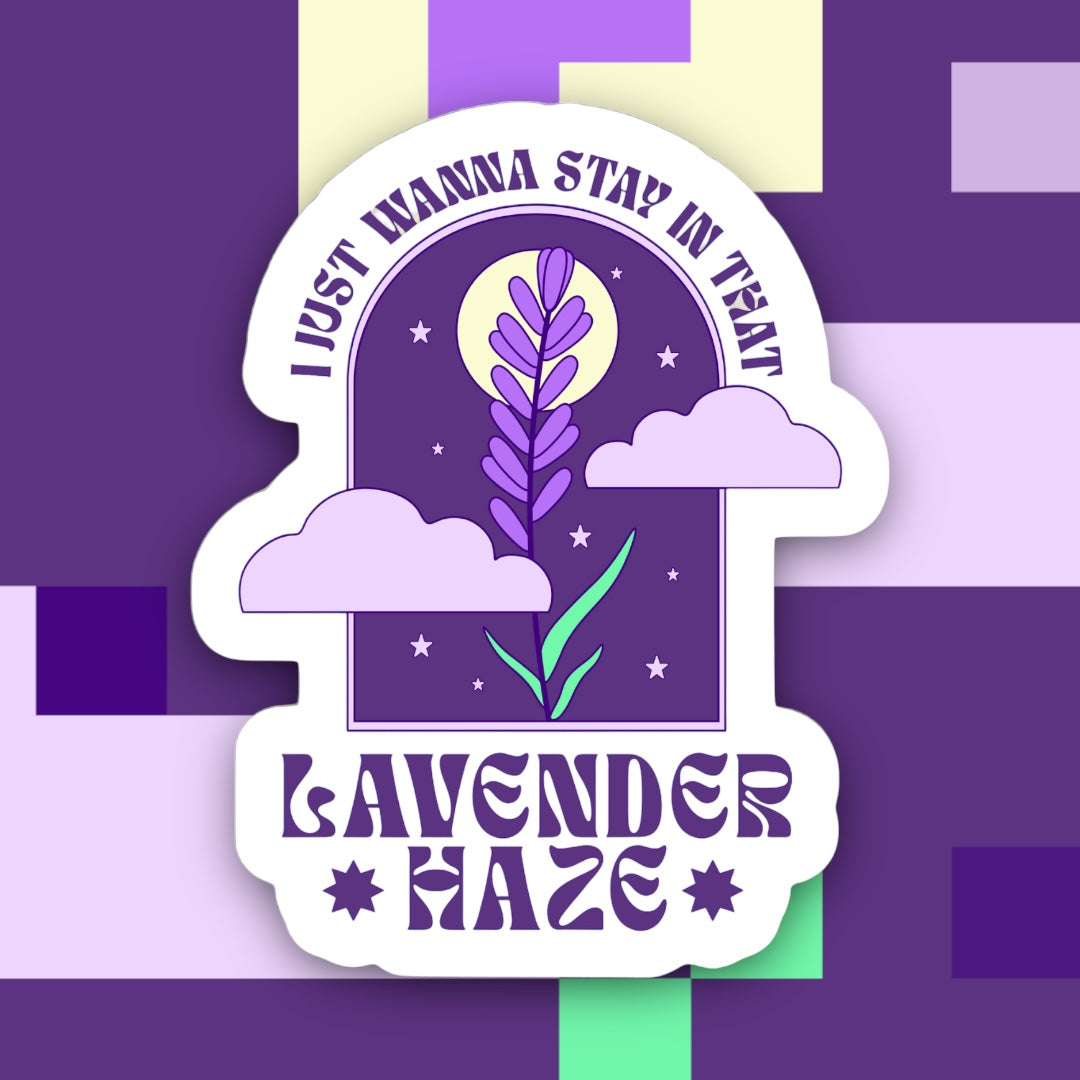 Lavender Haze Sticker
