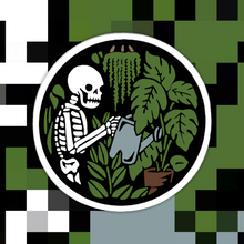 Load image into Gallery viewer, Plant Skeleton Love Sticker
