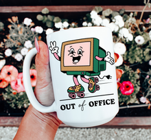 Load image into Gallery viewer, Retro Computer Out of the Office Mug
