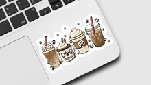 Load image into Gallery viewer, Dog Mom Coffee Lover Sticker
