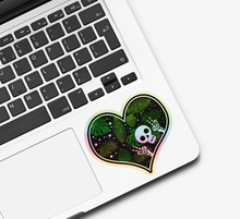 Load image into Gallery viewer, Holographic Plant Love Skeleton Sticker
