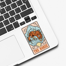 Load image into Gallery viewer, The Horse Cowgirl Tarot Card Sticker
