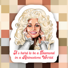 Load image into Gallery viewer, Dolly Parton Diamond in Rhinestone World Sticker
