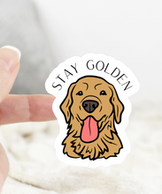 Load image into Gallery viewer, Stay Golden Dog Sticker
