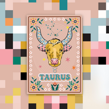 Load image into Gallery viewer, Taurus Zodiac Sticker
