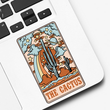 Load image into Gallery viewer, The Cactus Cowgirl Tarot Card Sticker
