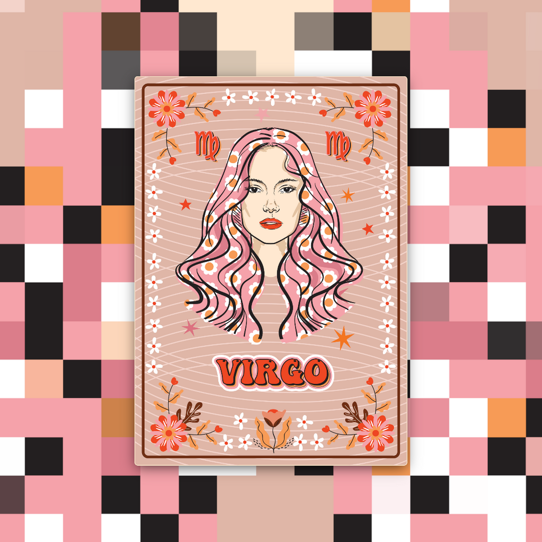 Virgo Zodiac Sticker